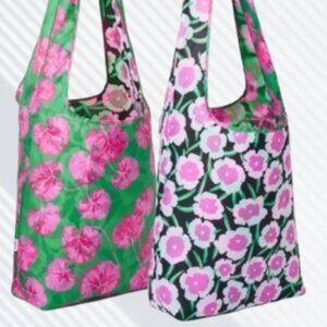 Diane Von Furstenberg Poppy Geranium Leaf Pink Green Reversible Bag DVF Target